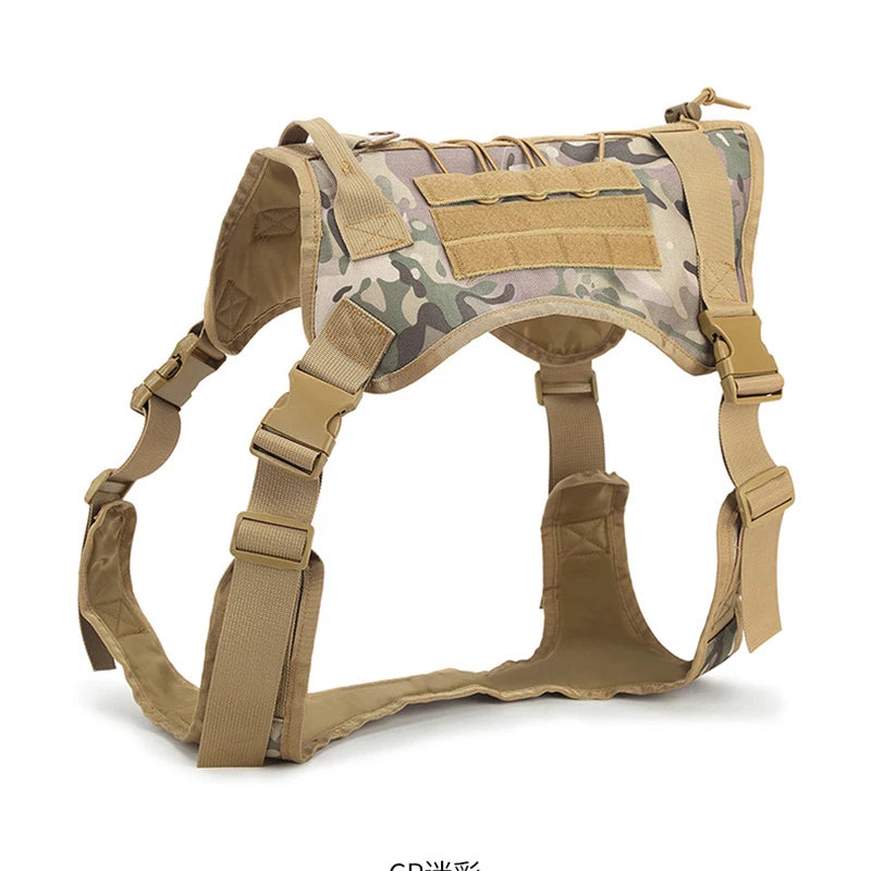 Military Tactical Dog Harness & Leash Set
