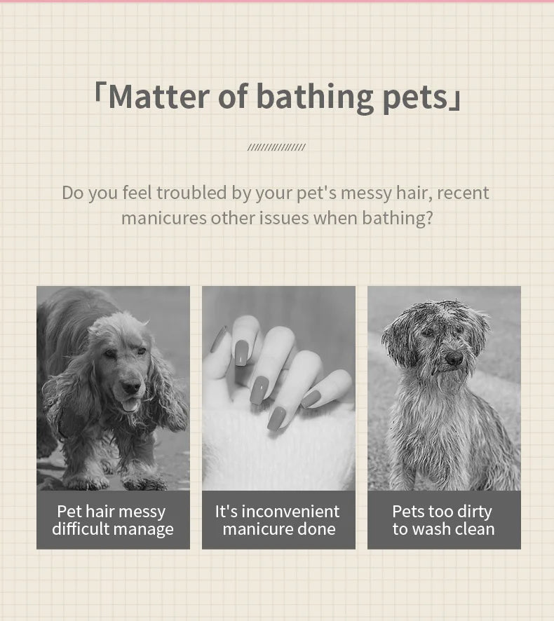 3-in-1 Steam Spray Pet Hair Removal & Massage Brush