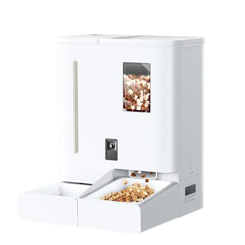 FurStar 2-in-1 Smart Pet Feeder & Water Dispenser with Camera