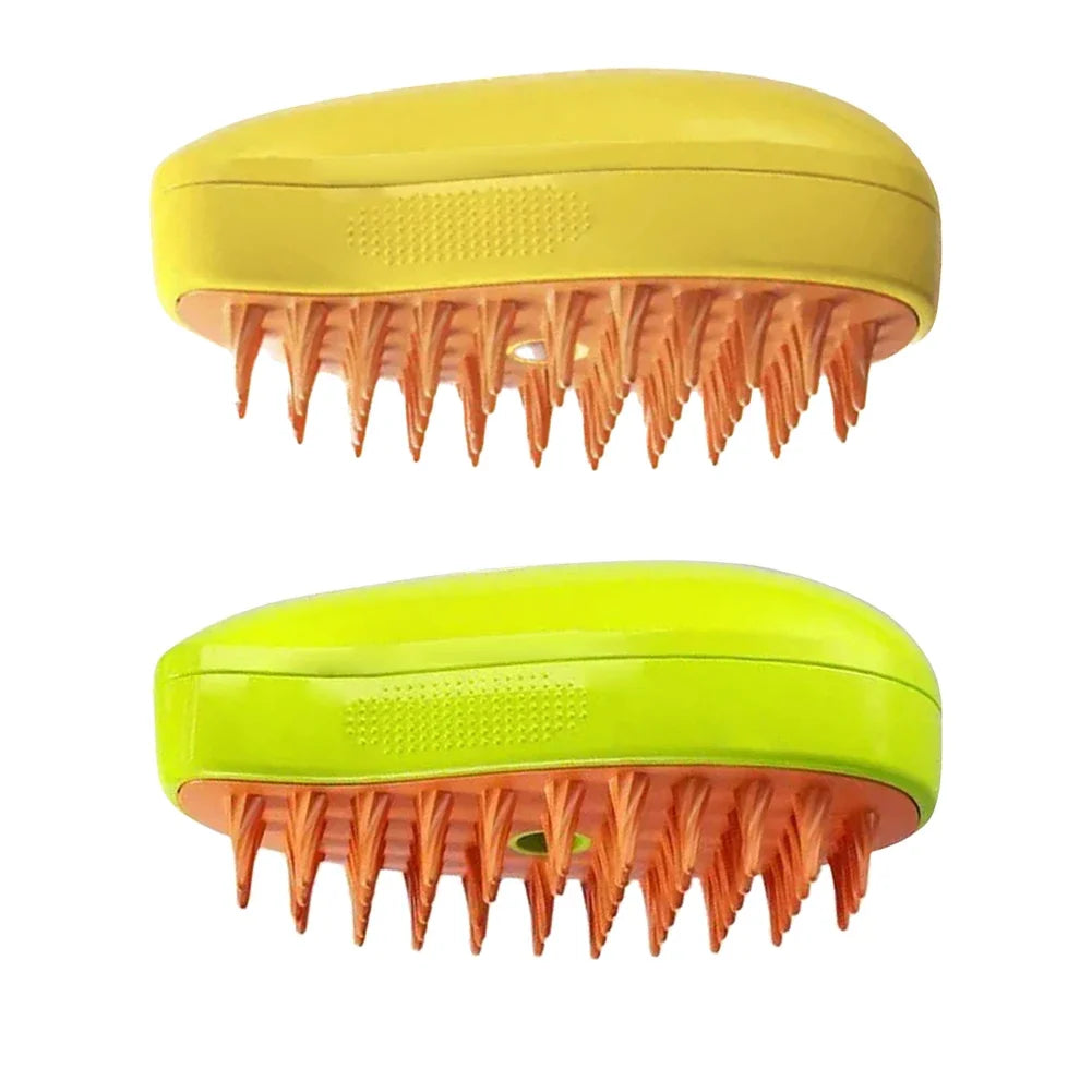 3-in-1 Steam Spray Pet Hair Removal & Massage Brush