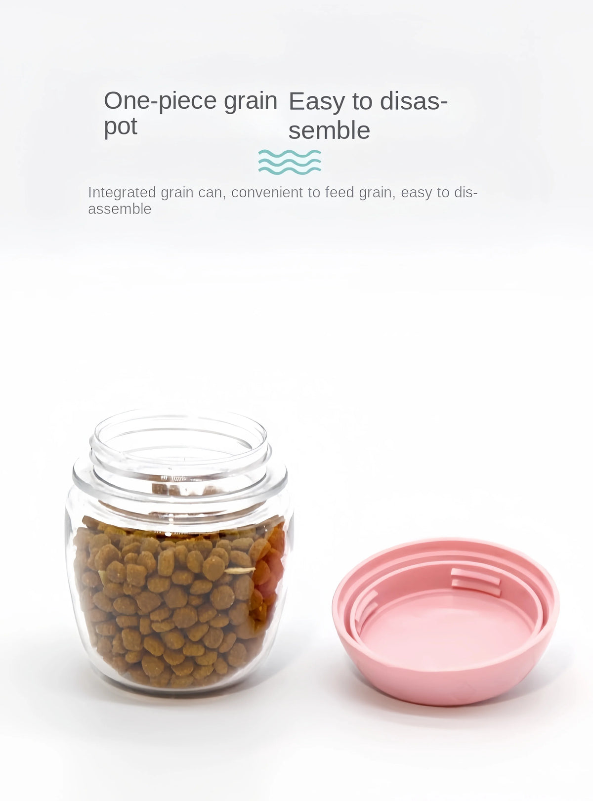 3-in-1 Multifunctional Portable Pet Water Bottle & Food Feeder