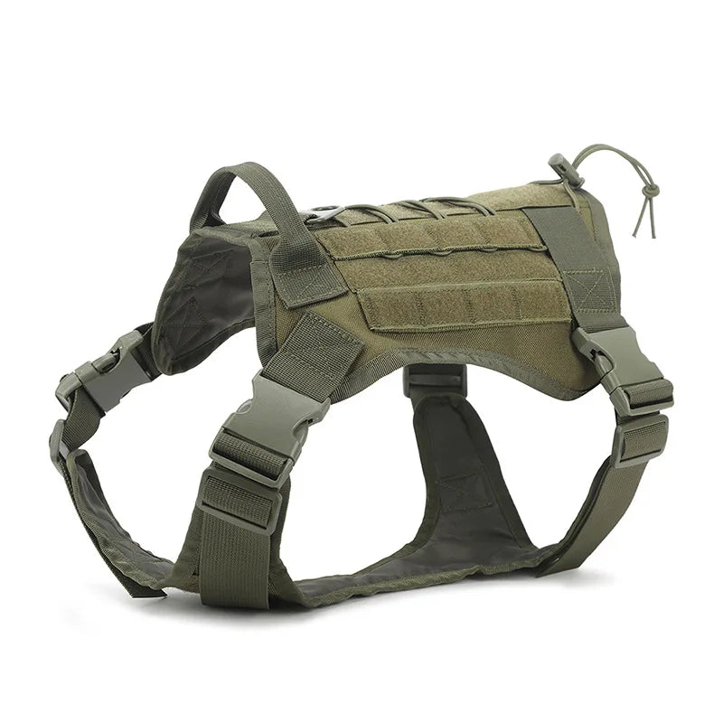 Military Tactical Dog Harness & Leash Set